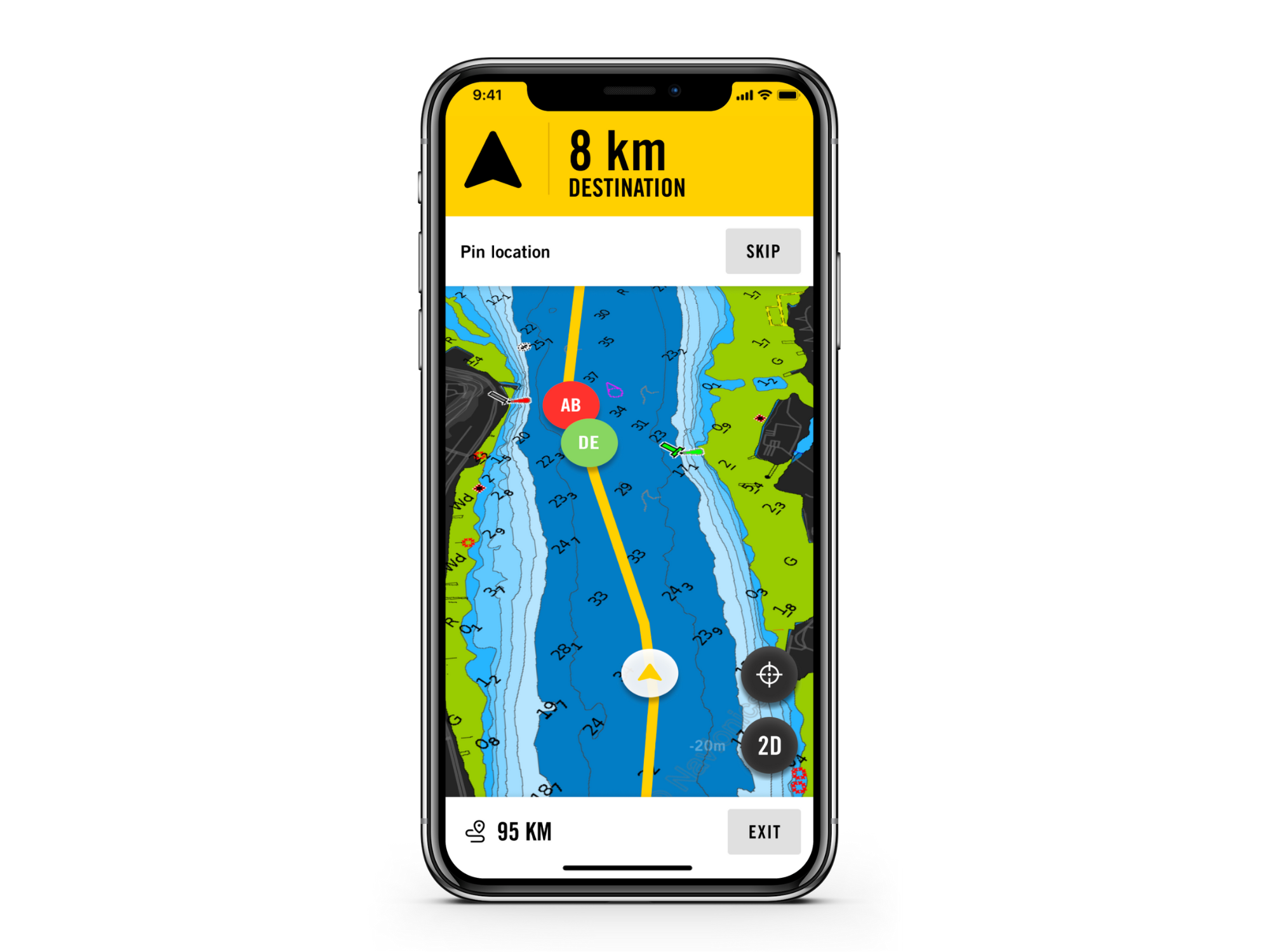 Naviguez votre trajet avec l'app BRP GO! sur votre appareil mobile